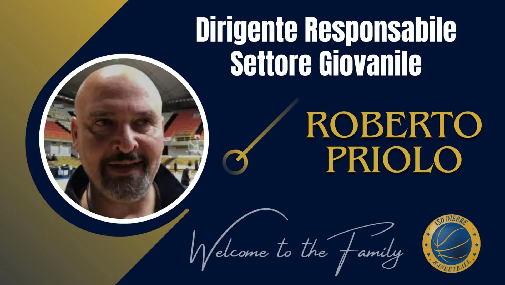 Dierre Basket, per la ripartenza Priolo nuovo dirigente