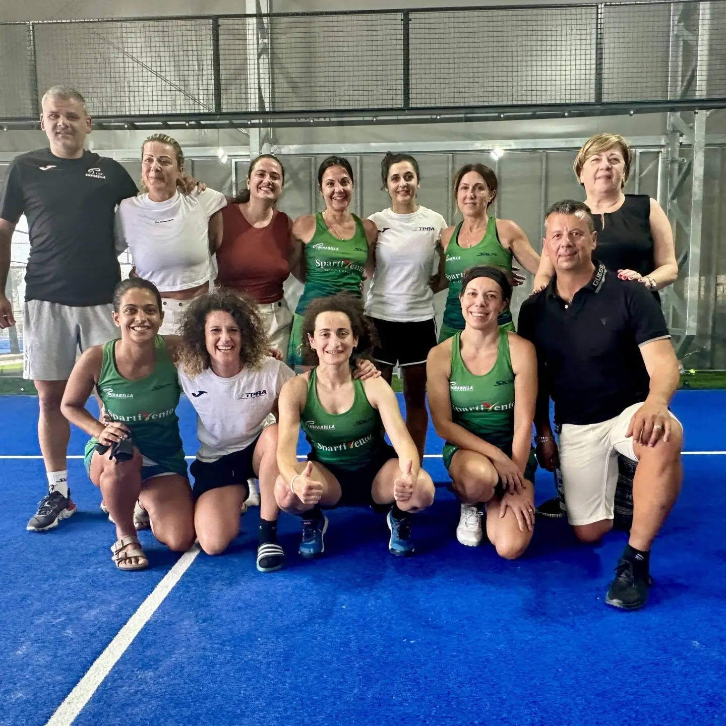 Reggio, la squadra femminile di Padel del Mirabella promossa in Serie C