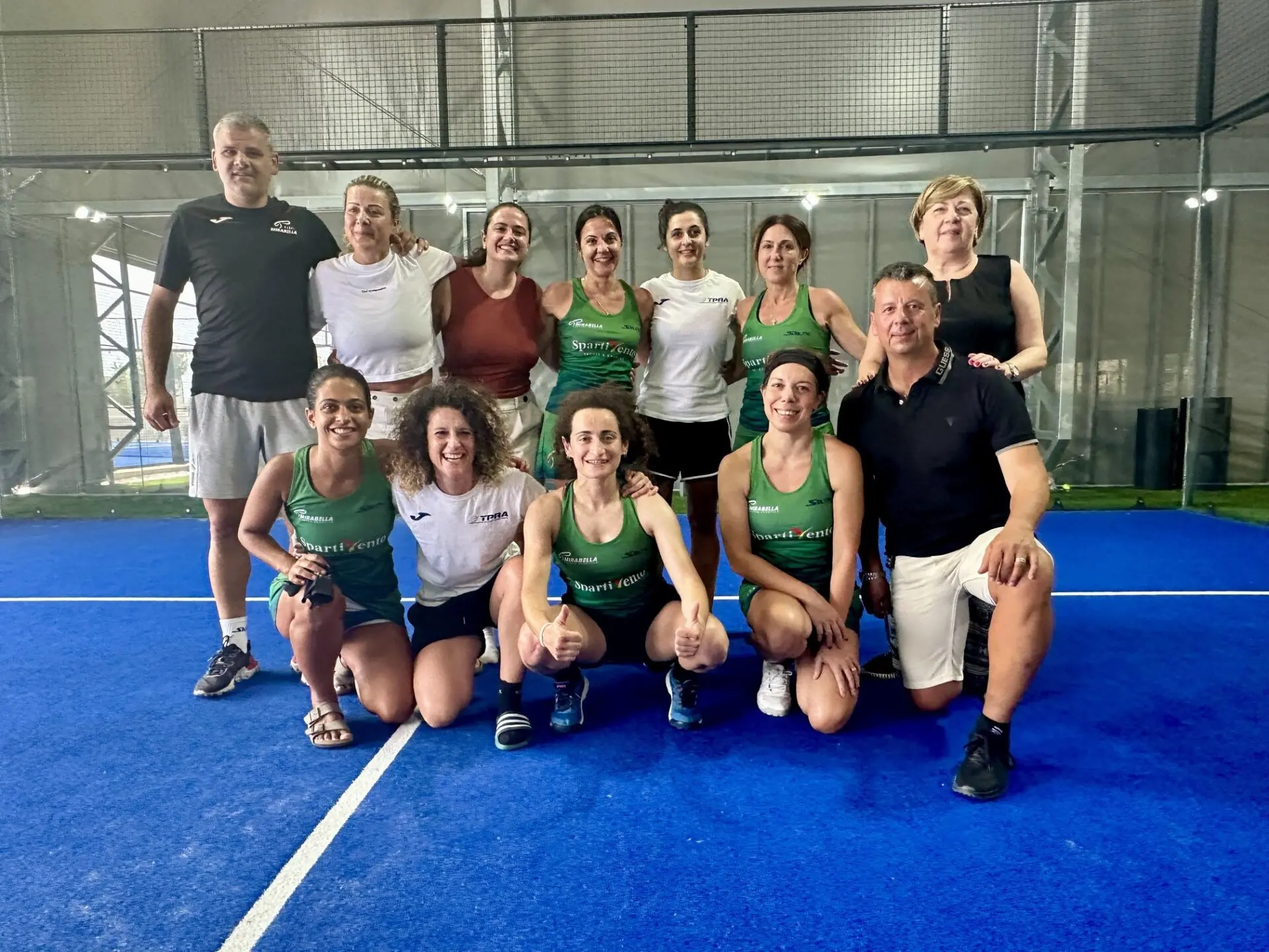 Reggio, la squadra femminile di Padel del Mirabella promossa in Serie C