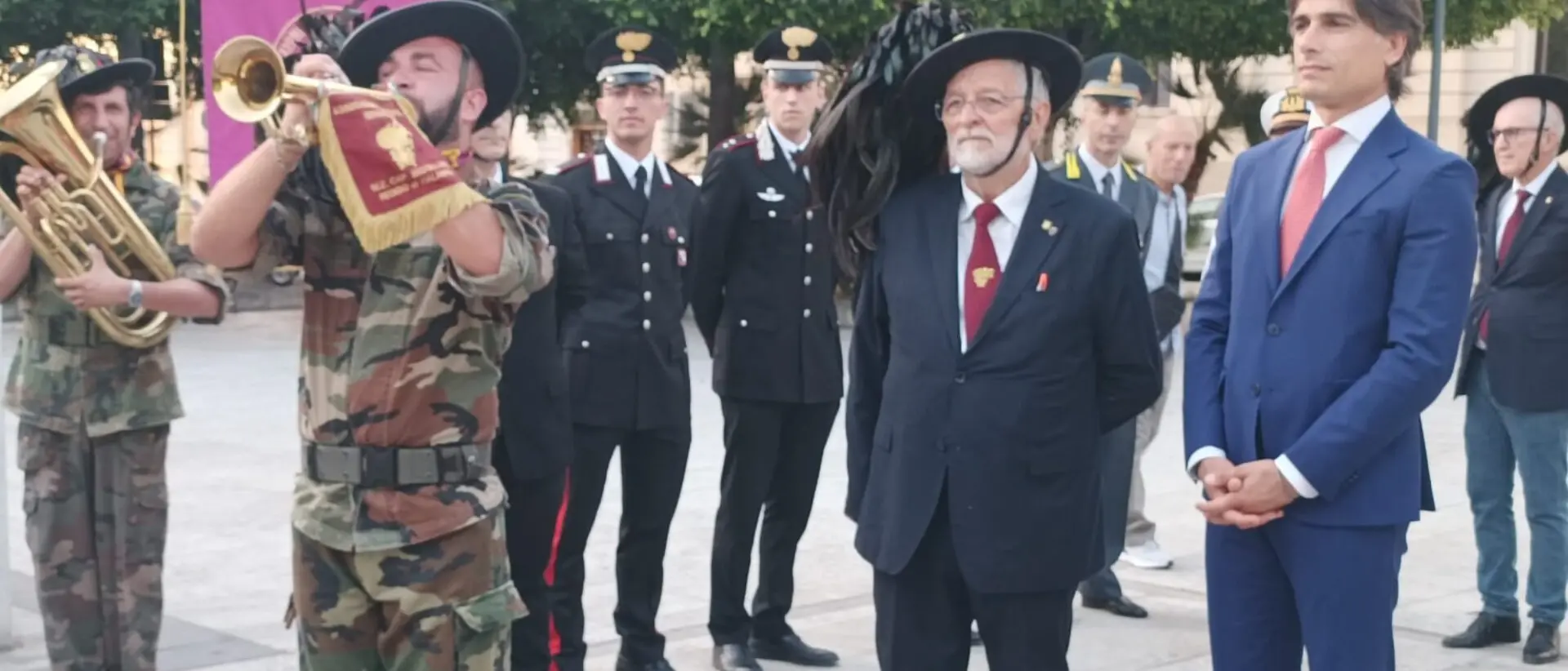 A Reggio Calabria il labaro ufficiale per il centenario dell'Associazione Bersaglieri