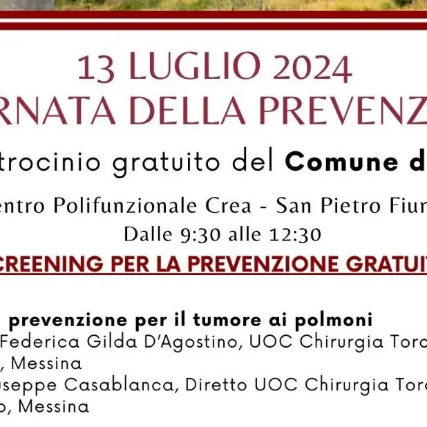 Fiumara, BeCal Ripropone la Giornata della Prevenzione: Terza Edizione di BeCal X BeSafe