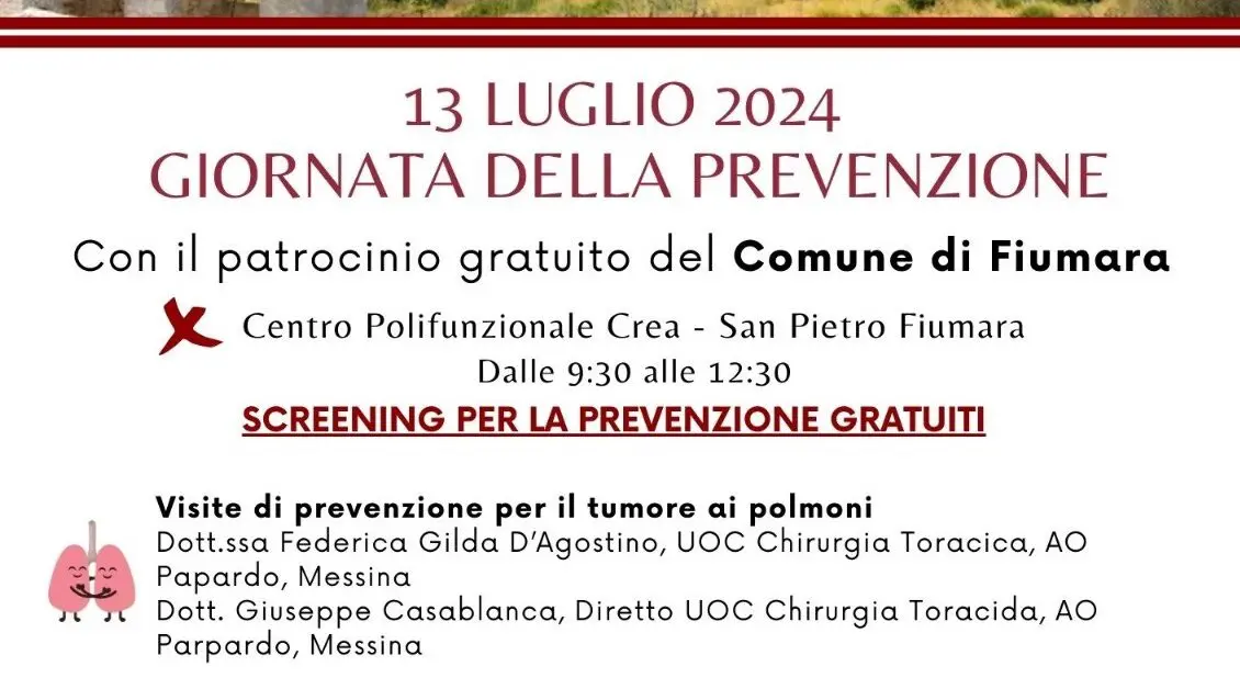 Fiumara, BeCal Ripropone la Giornata della Prevenzione: Terza Edizione di BeCal X BeSafe