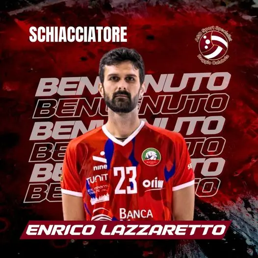 Esplode il mercato della Domotek Volley Reggio Calabria: è Enrico Lazzaretto il nuovo schiacciatore