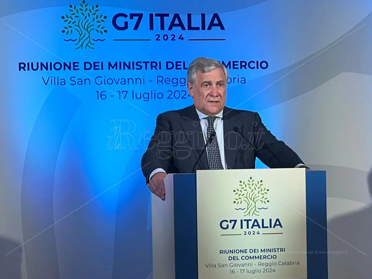 G7 a Villa San Giovanni, Tajani: «Scelta della Calabria non casuale vogliamo puntare su Gioia Tauro»