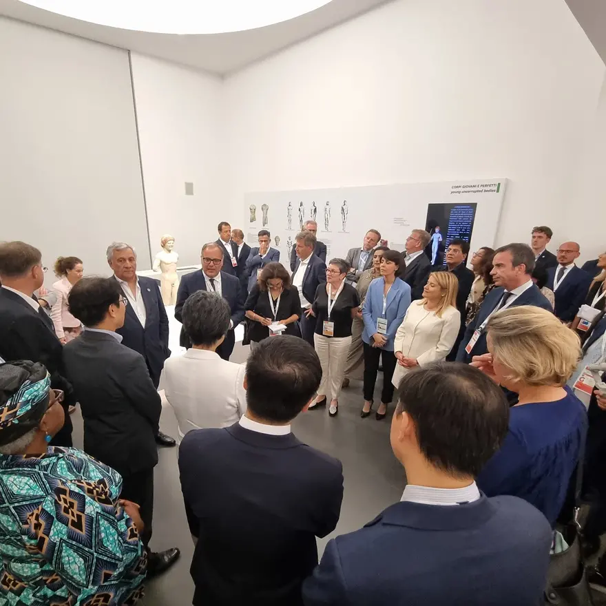 Delegazione G7 in visita al museo: «Orgoglio ed emozione. Grande entusiasmo per le nostre bellezze»