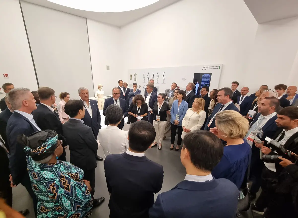 Delegazione G7 in visita al museo: «Orgoglio ed emozione. Grande entusiasmo per le nostre bellezze»