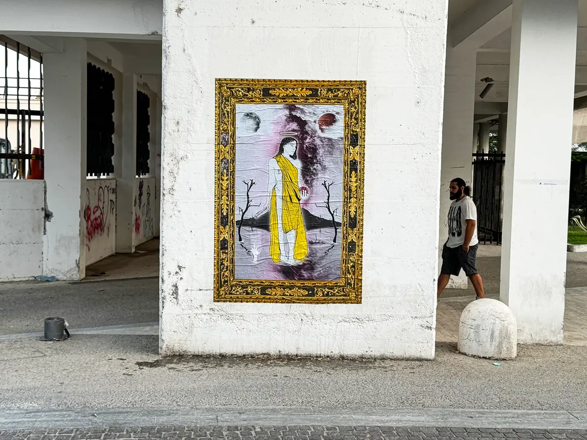 A Reggio l'Immacolata Sophia\", la nuova opera di street art firmata Lbs