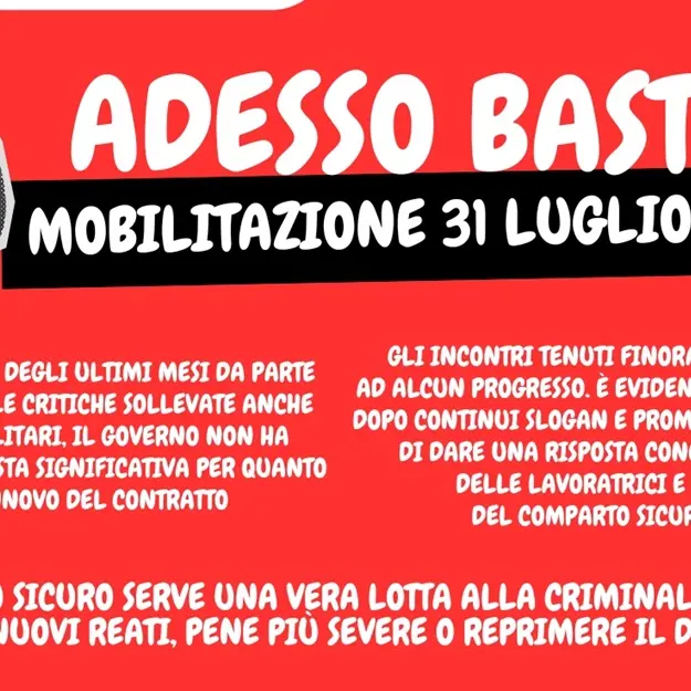 Reggio, sindacato di polizia Silp Cgil in piazza per rivendicare un contratto dignitoso