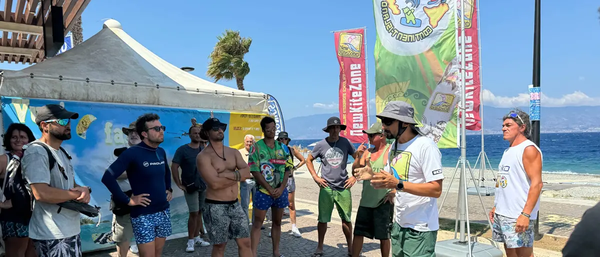 A Reggio la traversata dello Stretto a vento