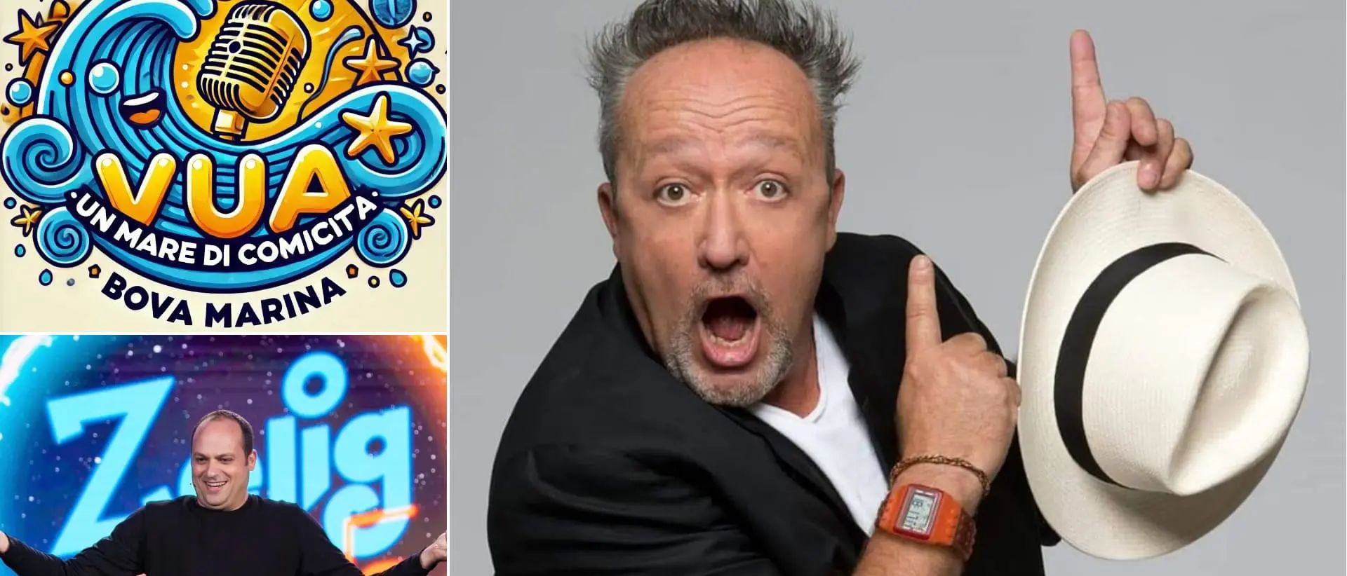 Max Cavallari sabato a Bova Marina, sulle tracce di quel fil rouge che unisce il paese jonico alla nascita di Zelig