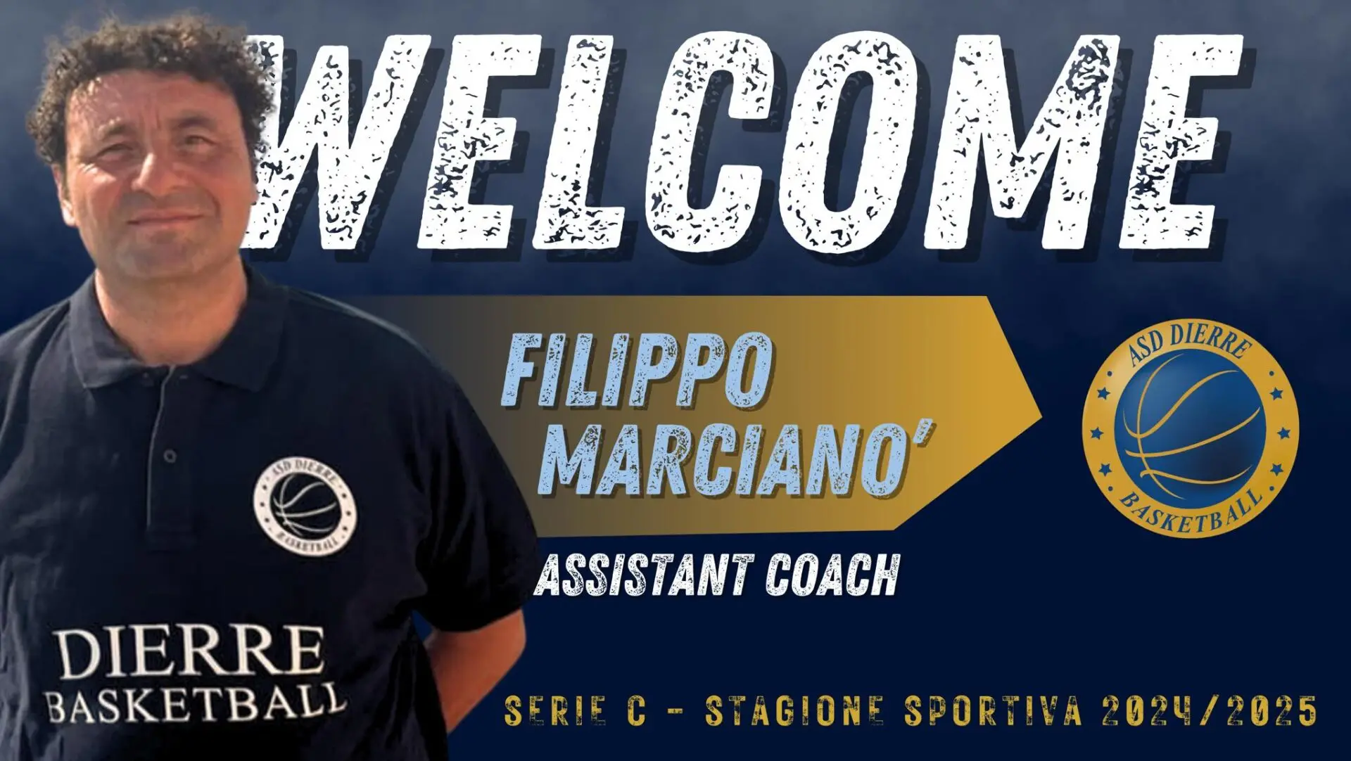 Basket, Filippo Marcianò entra nei quadri tecnici della Dierre