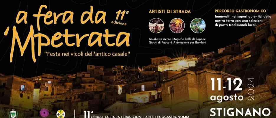 Stignano, l'11 e 12 agosto \"A Fera da Mostata\"