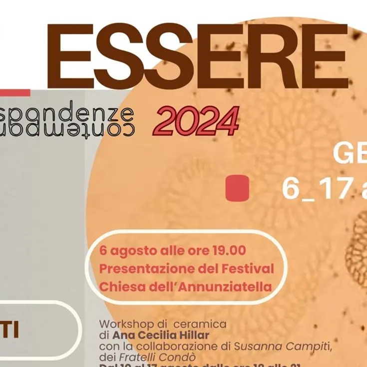 Gerace, al via “T_Essere” il Festival Corrispondenze Contemporanee