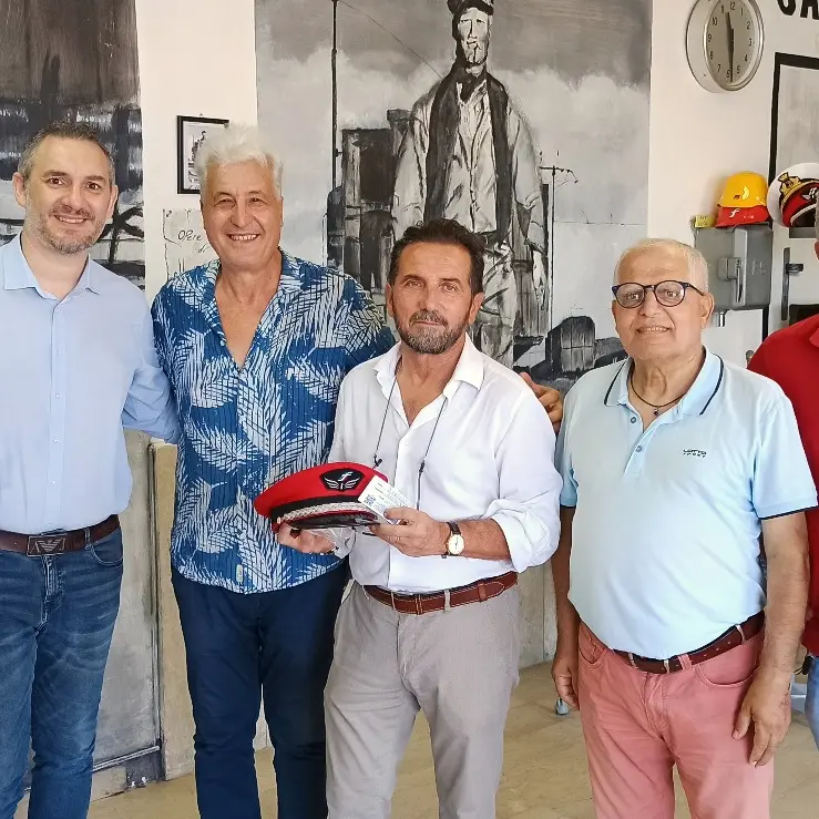 Il segretario UsigRai Macheda in visita al Museo Fs di Santa Caterina