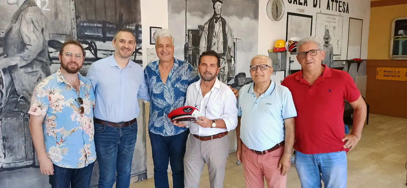 Il segretario UsigRai Macheda in visita al Museo Fs di Santa Caterina