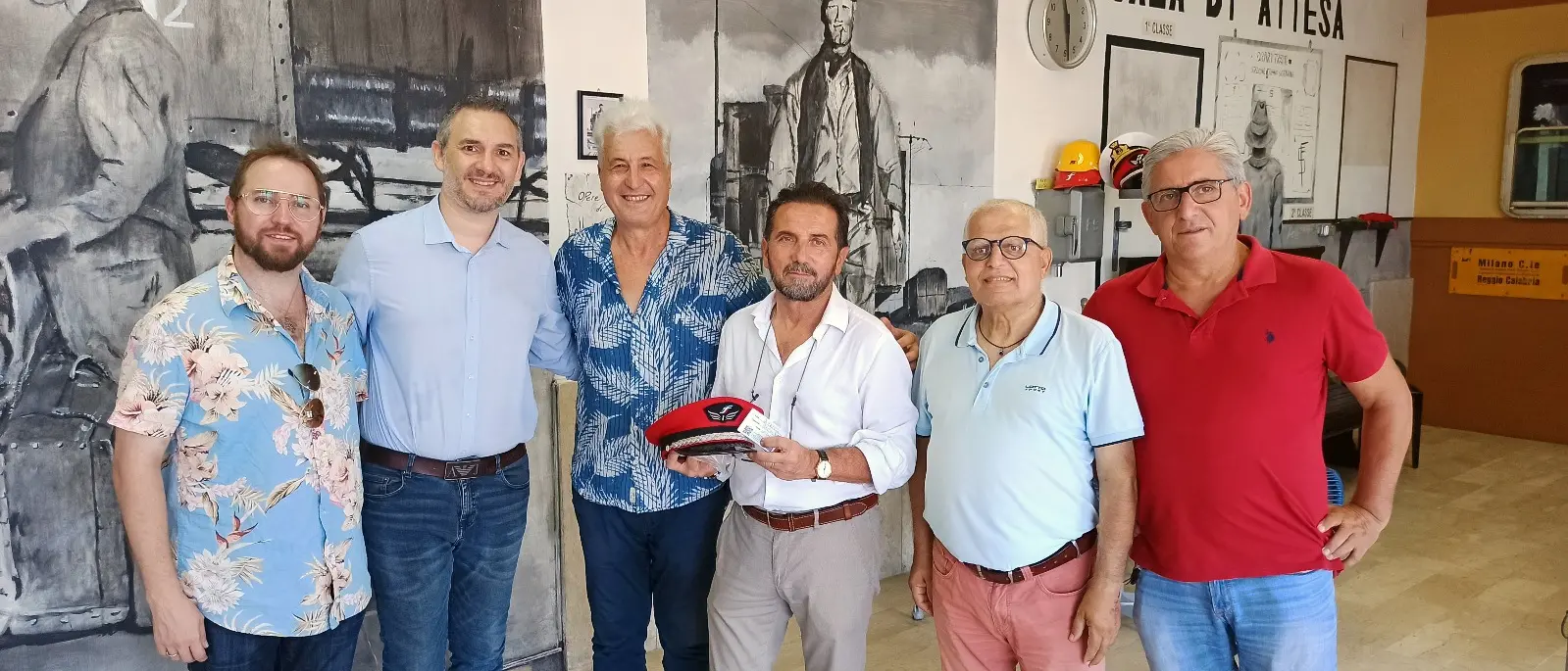 Il segretario UsigRai Macheda in visita al Museo Fs di Santa Caterina