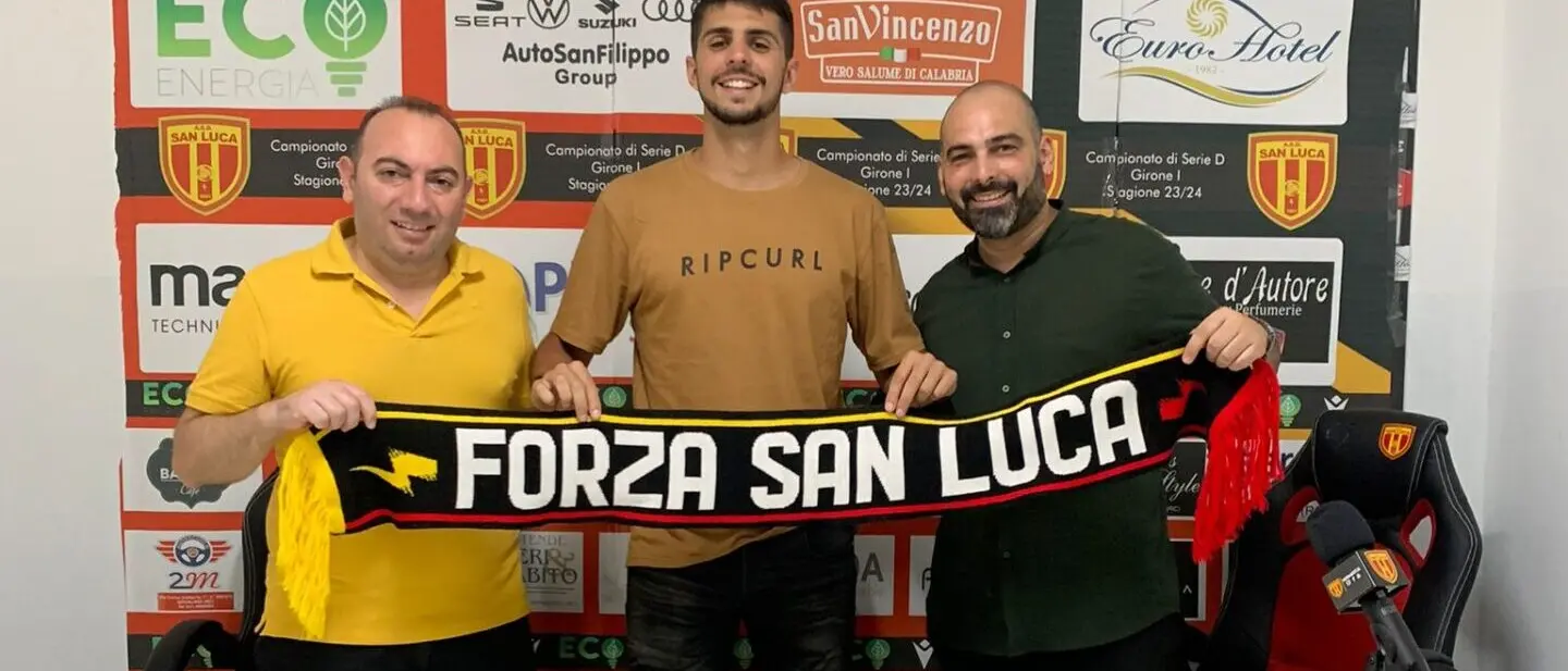 San Luca Calcio, ufficialità Emmanuel, Panousis, Rossi, Bulajic