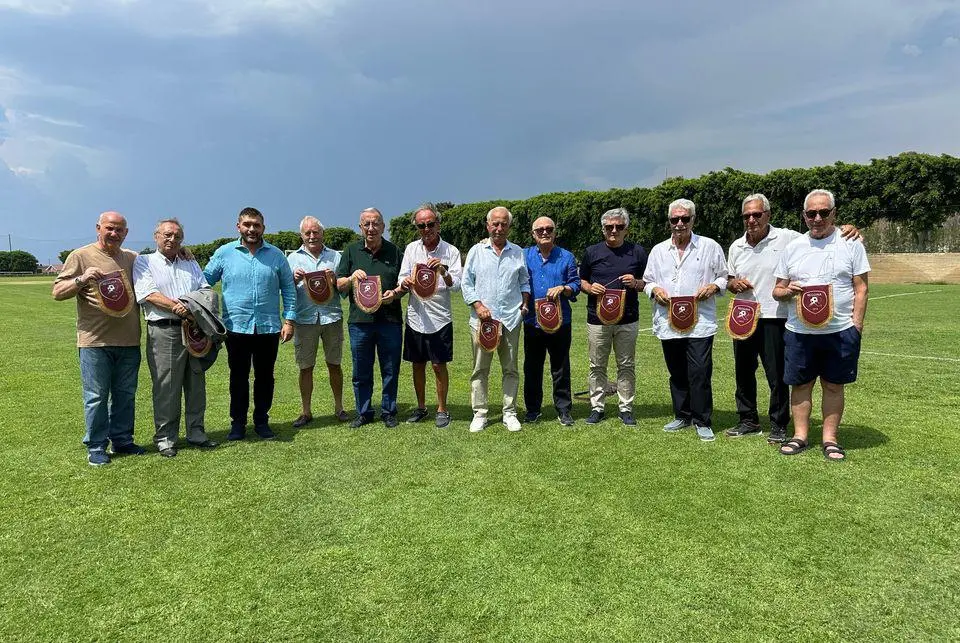 La Reggina \"Primavera\" della stagione 1965/66 al Centro Sportivo Sant'Agata