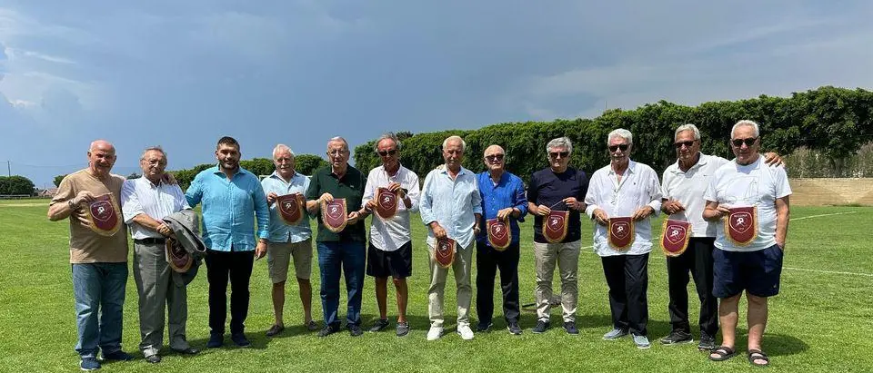 La Reggina \"Primavera\" della stagione 1965/66 al Centro Sportivo Sant'Agata