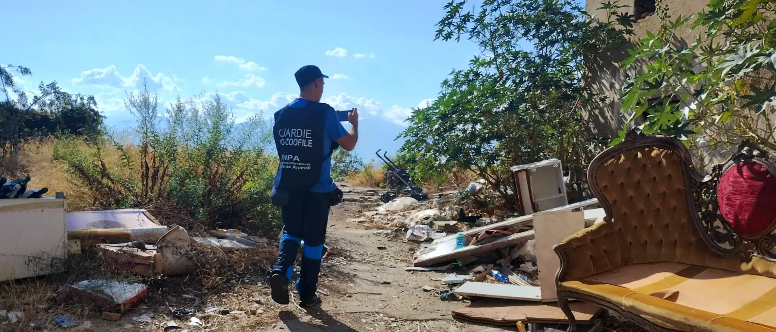 Forza Reggio Odv Ets ed Oipa continuano i controlli alle discariche abusive