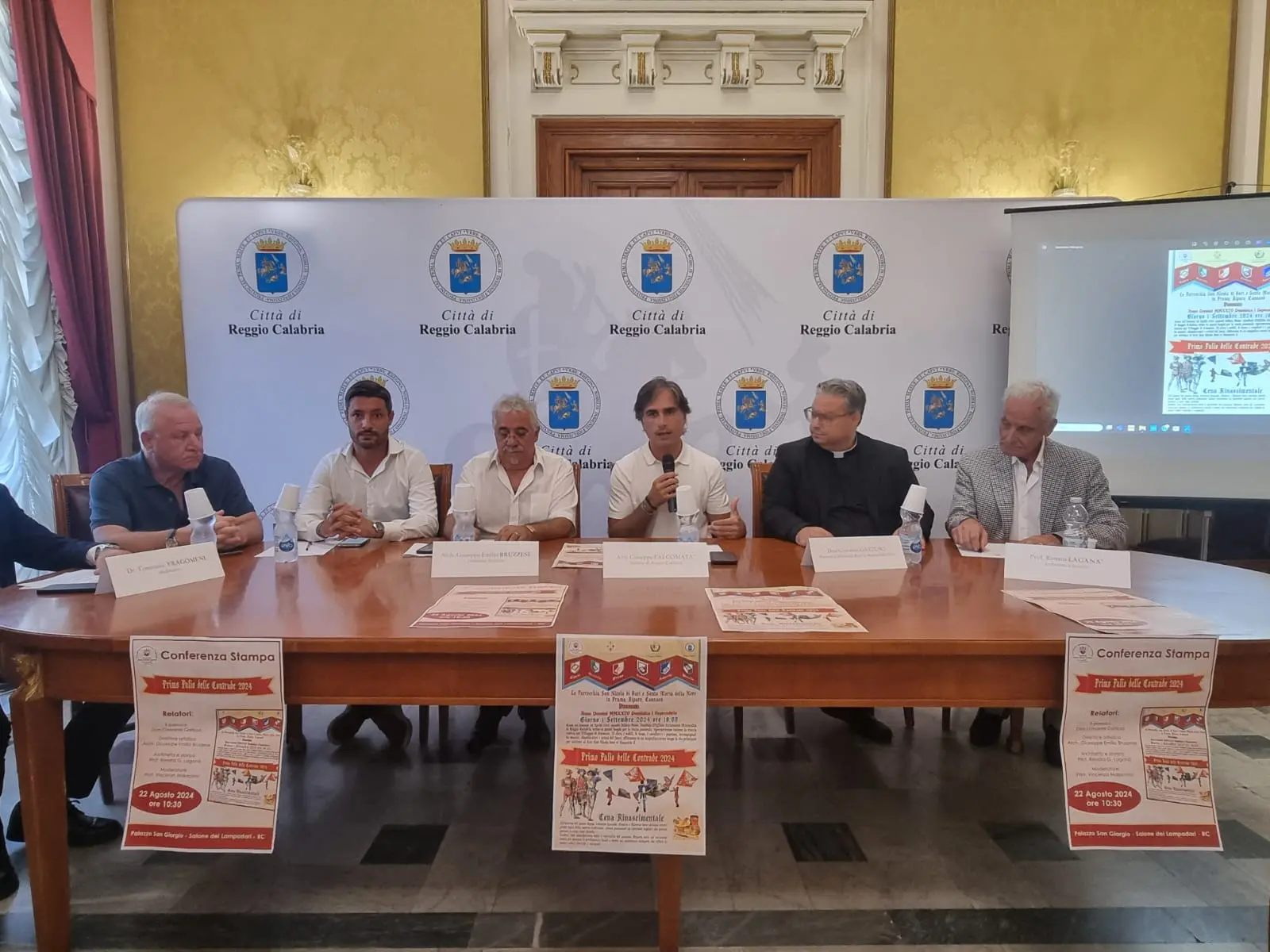 A palazzo San Giorgio presentato il Primo Palio delle Contrade