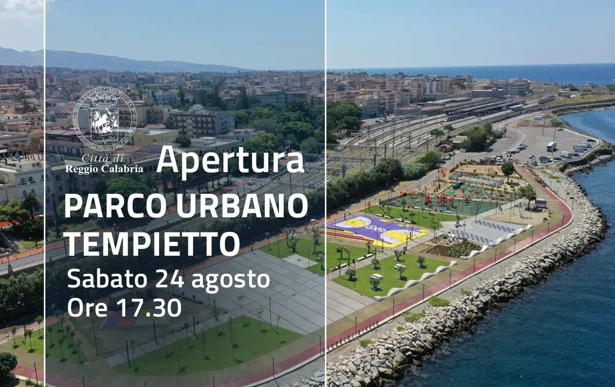 Il nuovo Parco Urbano Tempietto aprirà i battenti domani