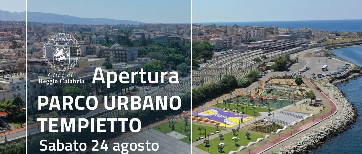 Il nuovo Parco Urbano Tempietto aprirà i battenti domani
