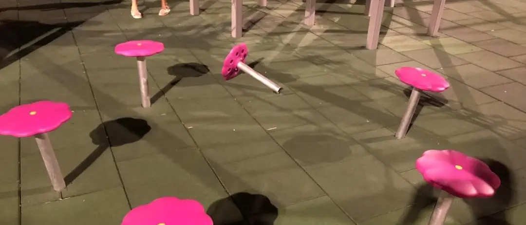 Parco urbano al Tempietto, segnalato il primo danneggiamento