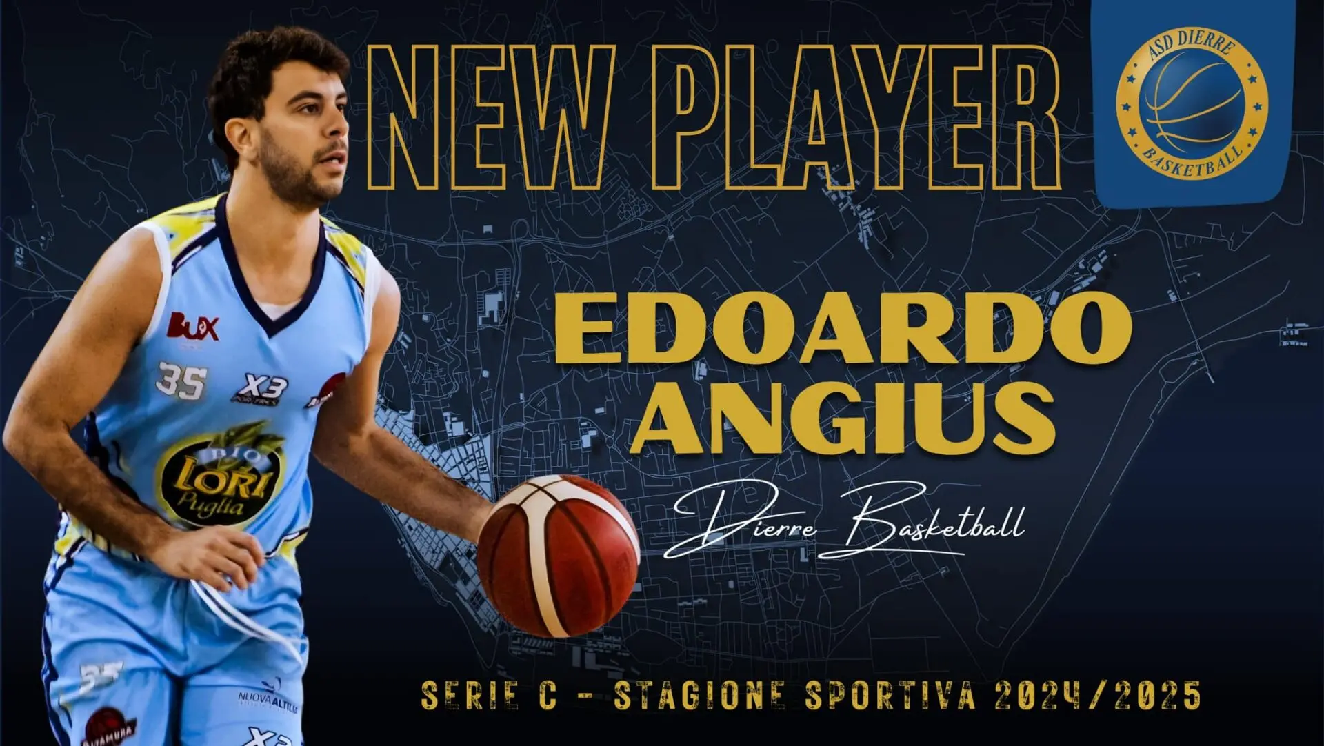 Il nuovo “motore” della Dierre arriva dalla Sardegna: è Edoardo Angius