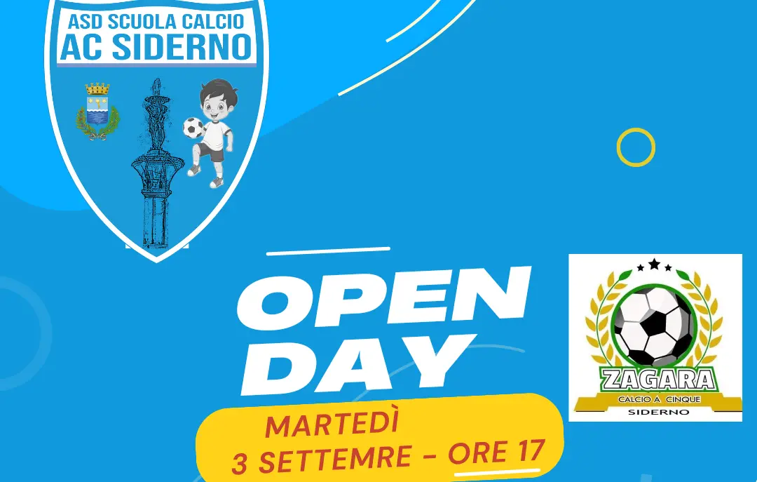 ASD Scuola Calcio AC Siderno: martedì 3 settembre al via l'open day