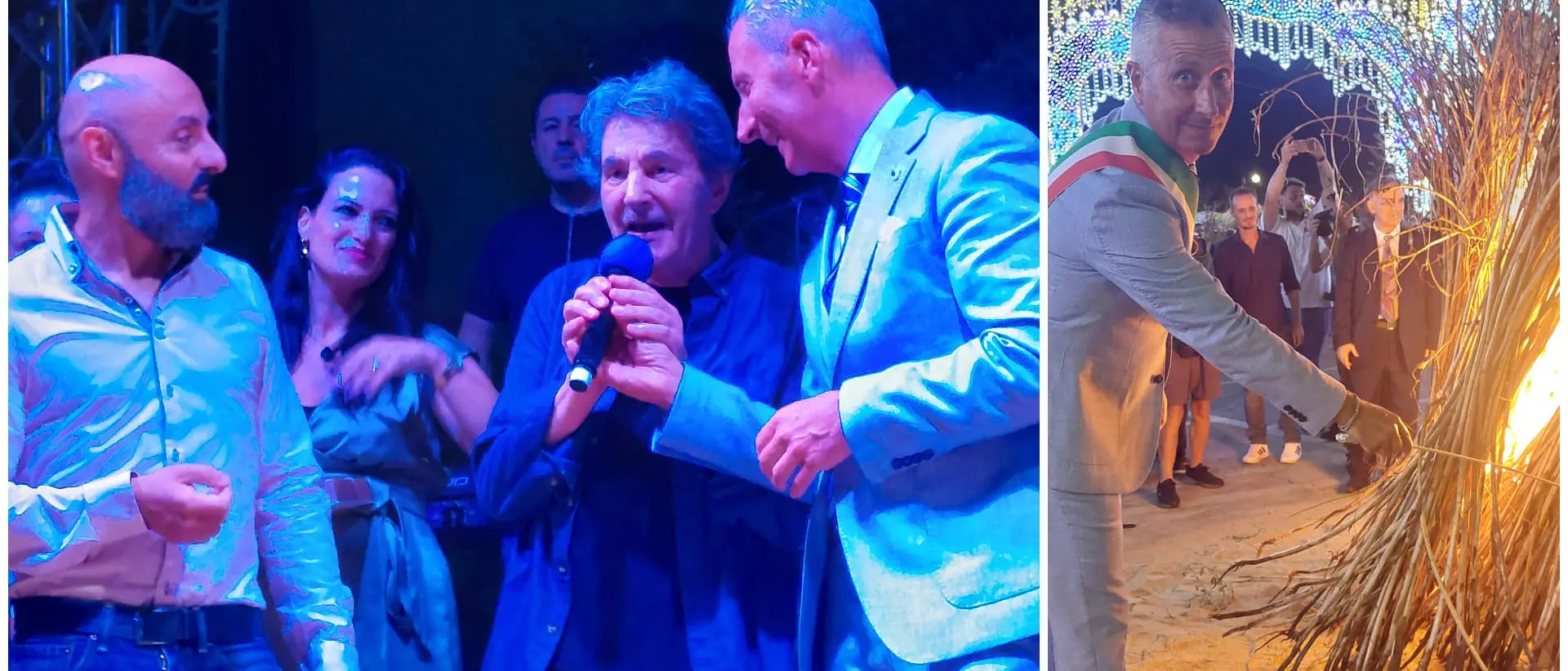 Taurianova rivive \"U 'Mbitu\" e canta con Fausto Leali