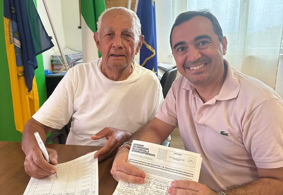 Benestare, una firma contro l'autonomia differenziata: l'esempio di Mimì Versaci classe 1924