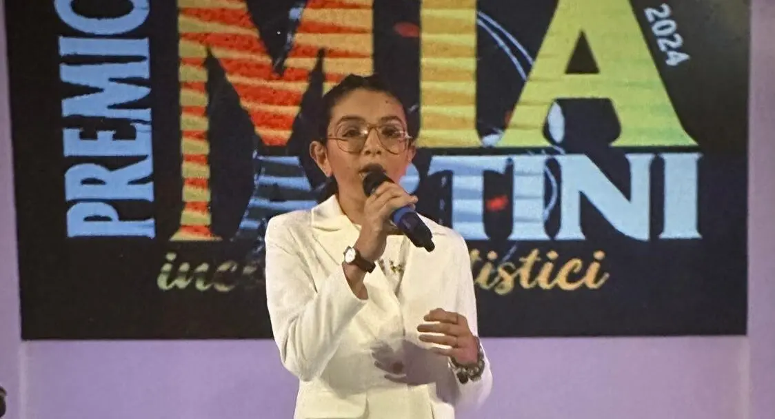 Silvia Ferraro di Palmi alla finale del Premio Mia Martini