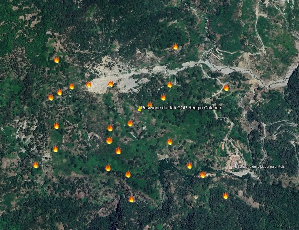 L’Aspromonte flagellato dal fuoco appiccato dall'uomo: quasi 50 ettari di Parco nazionale in fiamme