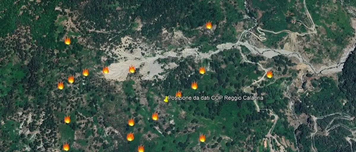 L’Aspromonte flagellato dal fuoco appiccato dall'uomo: quasi 50 ettari di Parco nazionale in fiamme