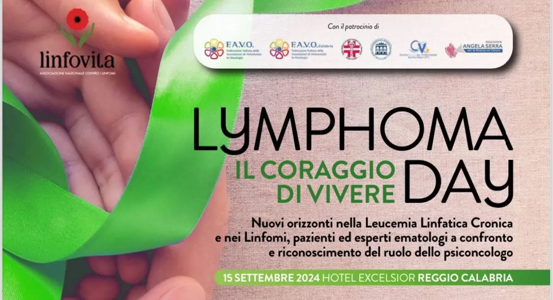 Lymphoma day, il coraggio di vivere, Domenica al Gom incontro con esperti ematologi e pazienti