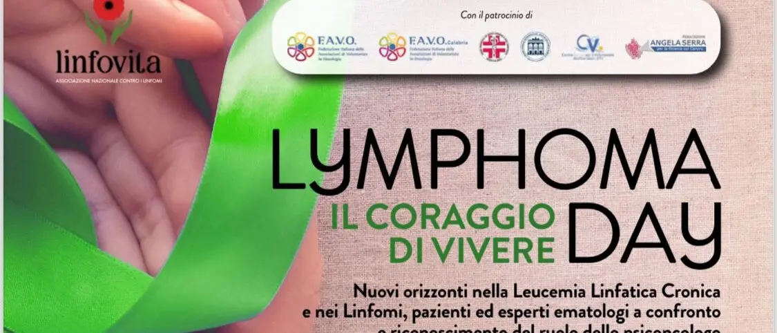 Lymphoma day, il coraggio di vivere, Domenica al Gom incontro con esperti ematologi e pazienti