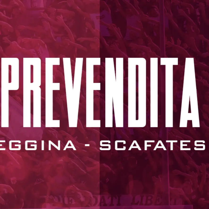 Reggina-Scafatese, al via la prevendita