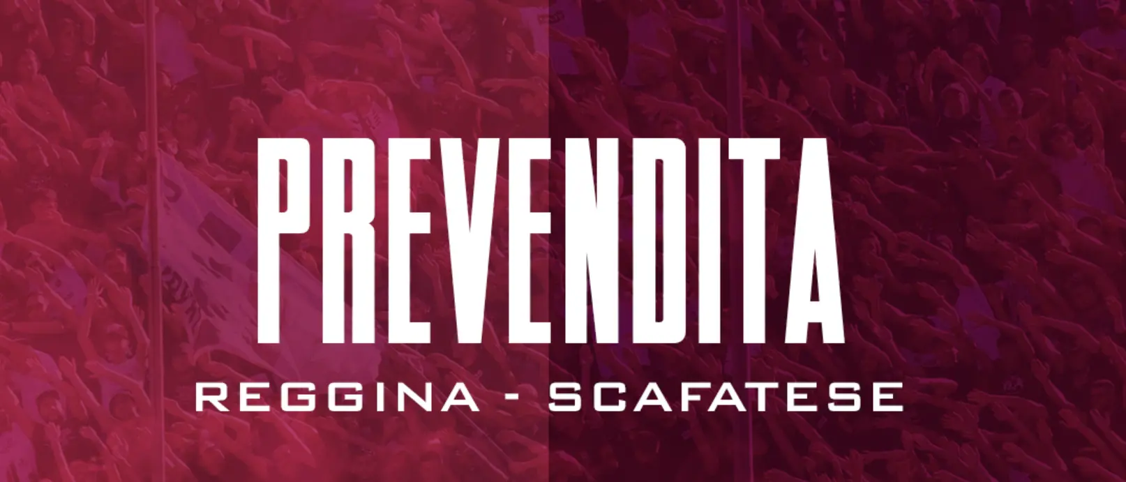Reggina-Scafatese, al via la prevendita