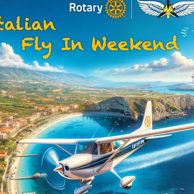 A Reggio il raduno dei piloti dell'International Fellowship of Flying Rotarians