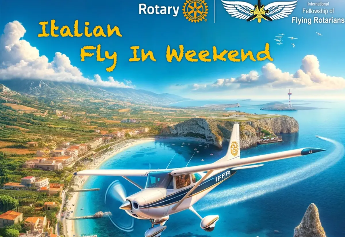 A Reggio il raduno dei piloti dell'International Fellowship of Flying Rotarians