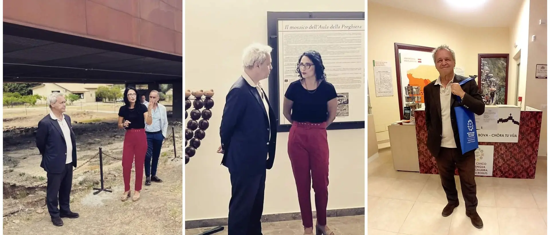 Enrico Mentana nell'Area Grecanica alla riscoperta delle sue origini