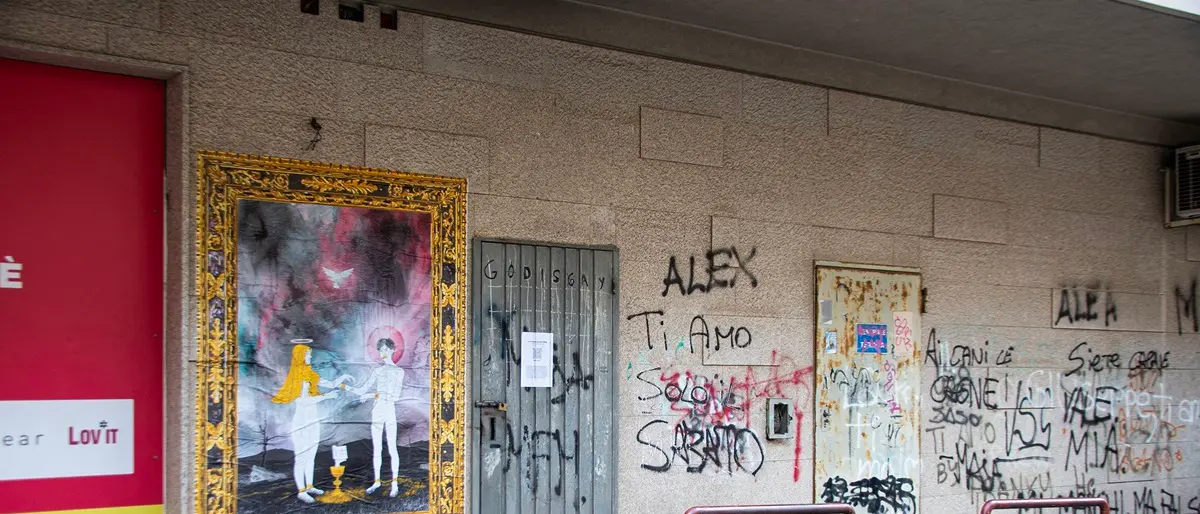 A Reggio la Consolazione dell'Afflitto, Lbs presenta la sua nuova opera di street art