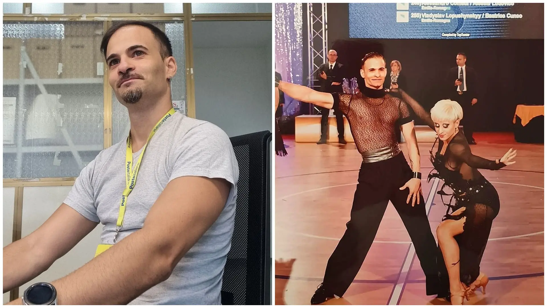 La storia di Domenico, direttore d'ufficio postale nella locride e ballerino professionista