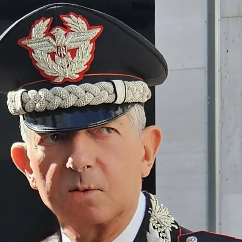 Il generale di Brigata Sciuto, comandante della legione carabinieri della Calabria, in visita a Reggio