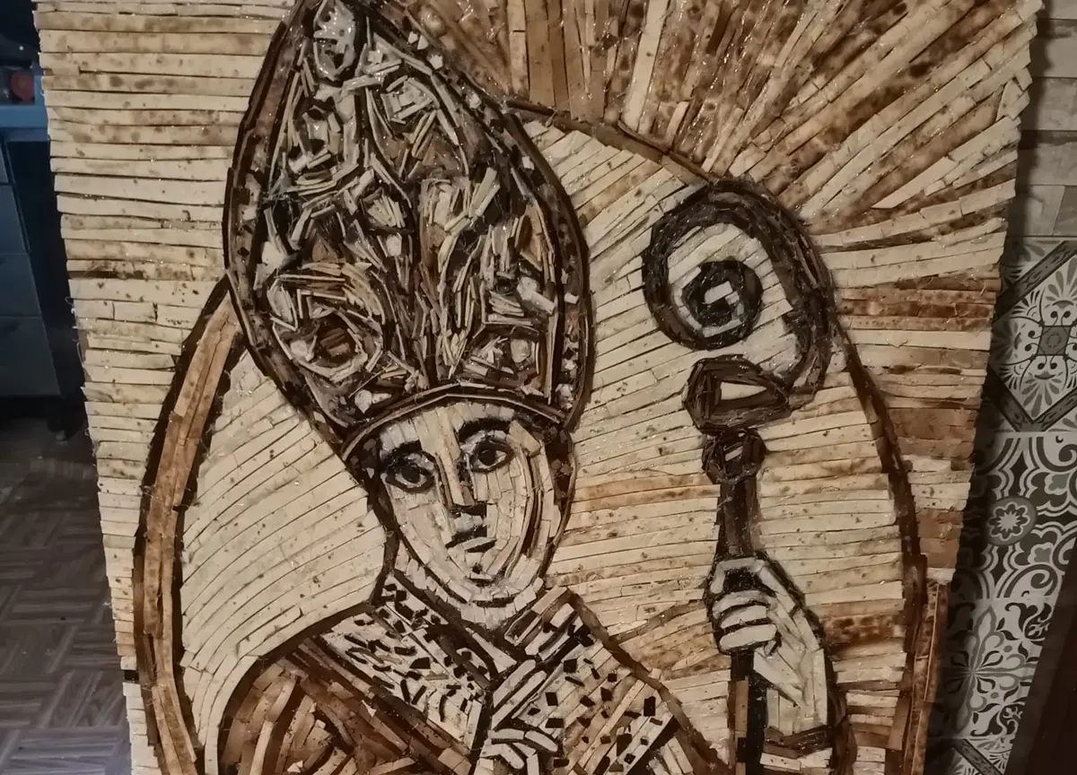 Reggio, il mosaico di Giorgio Riggio per San Gennaro arriva a Londra