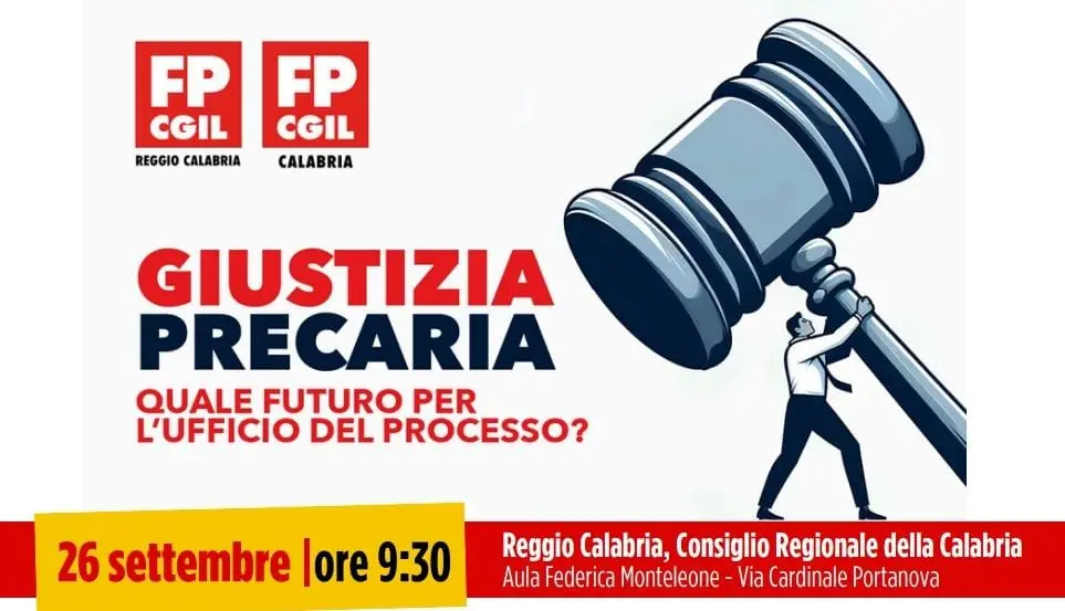 Ufficio del Processo e giustizia precaria, la Fp Cgil si confronta sul futuro degli addetti a tempo determinato