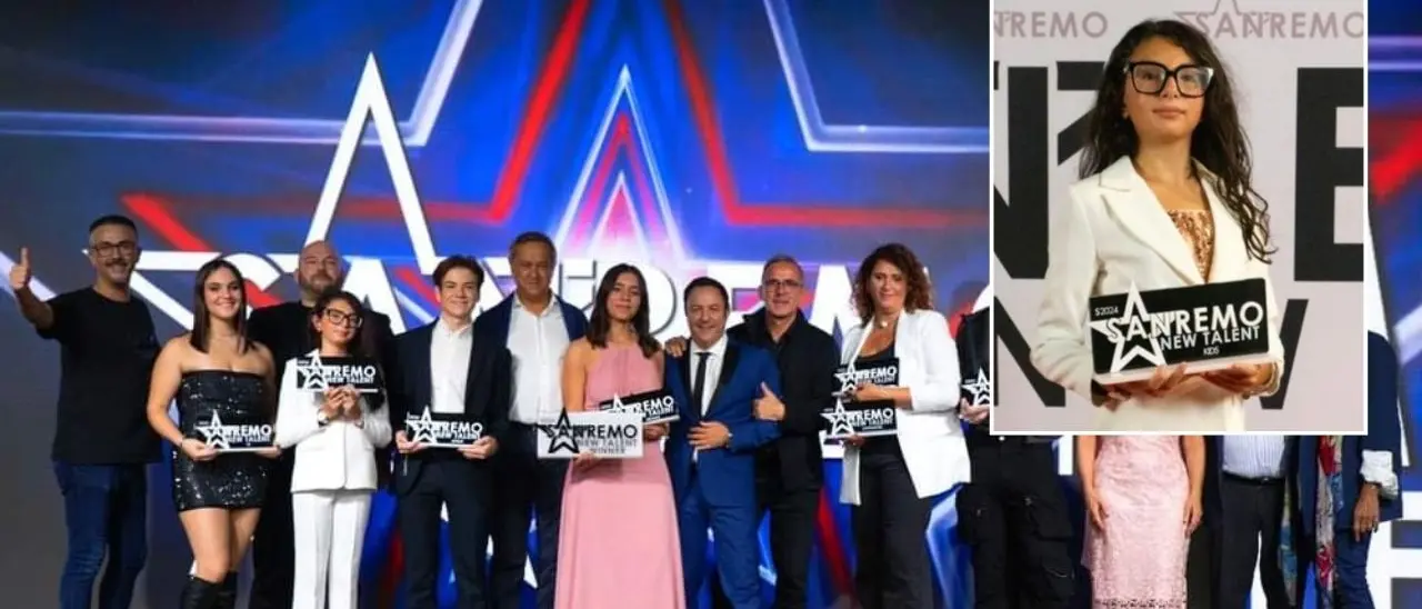 Silvia Ferraro di Palmi vince la categoria Kids a Sanremo New Talent