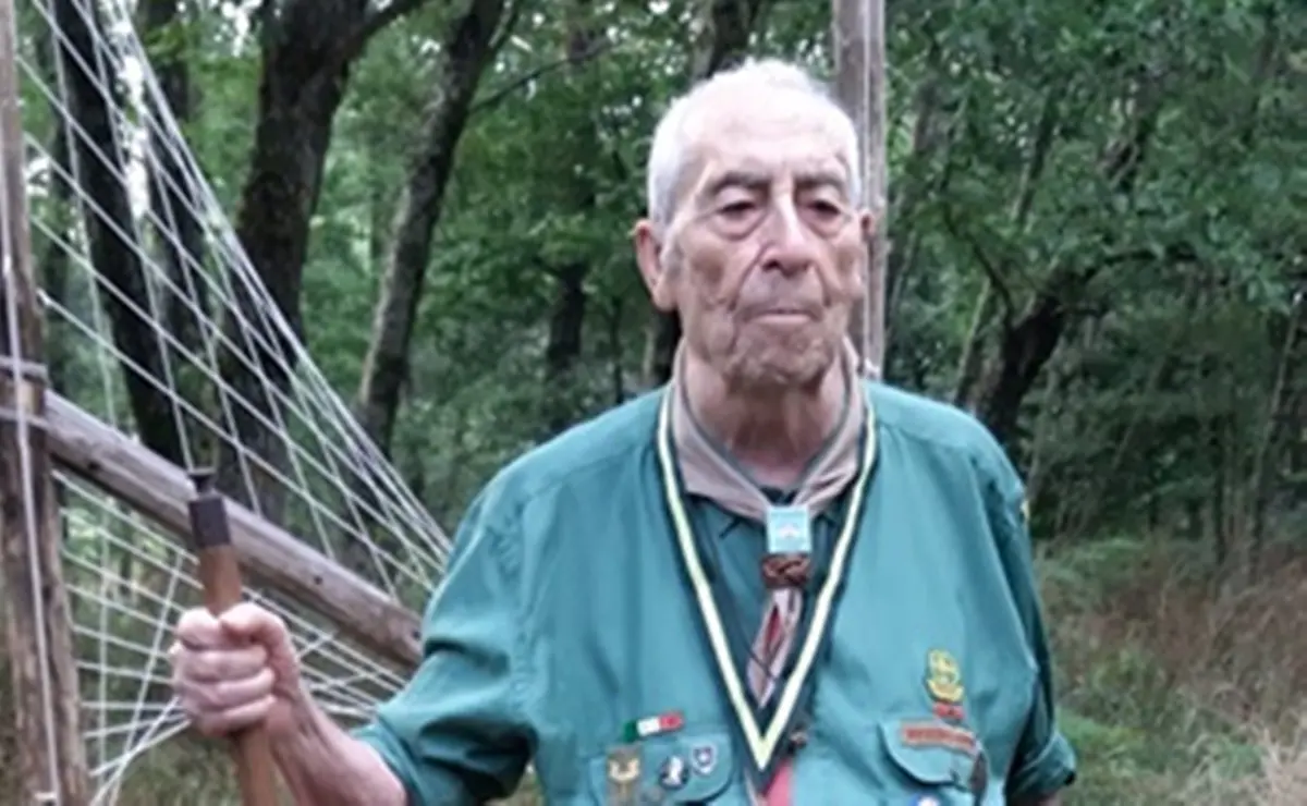 Reggio, scout in lutto per la morte di Oreste Serini noto come Giraffa Bianca