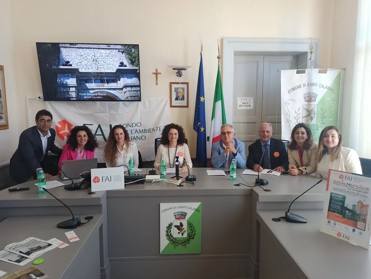 Campo Calabro, le Giornate Fai d'autunno tra Poggio Pignatelli e Forte Siacci con itinerario speciale Biennale dello Stretto 2024